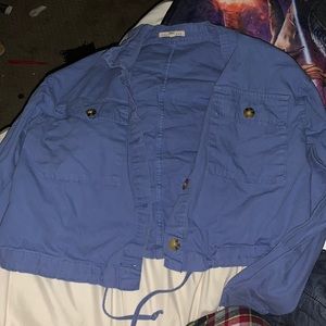 Blue jacket!